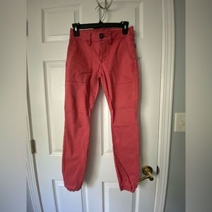 Cabi 5178 Nantucket coral Red Hutton Ankle Jogger